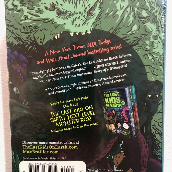 The Last Kids on Earth: the Monster Box (Books 1-3) by Max Brallier - NEW/SEALED - Picture 3 of 4